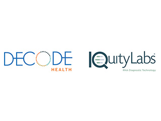 Decode Health and IquityLabs logos