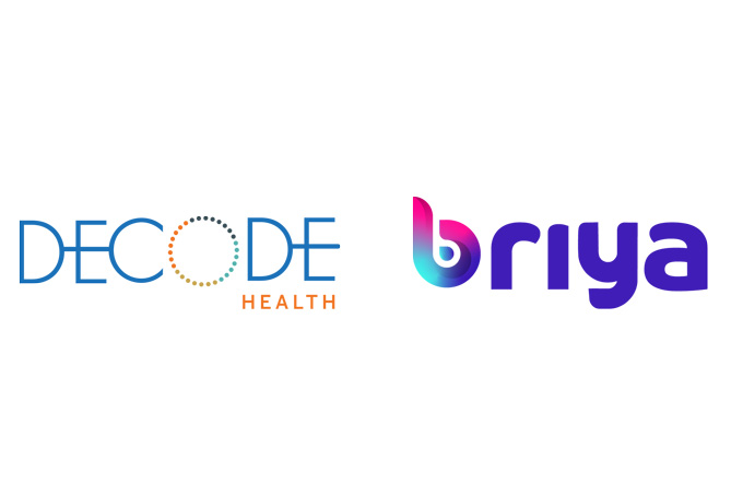 decode health and briya logos